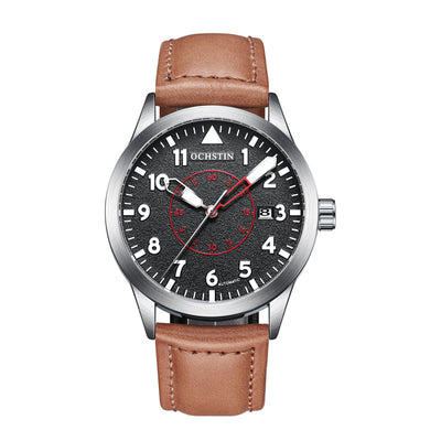 Reloj Automático de Hombre con Correa de Cuero, Resistente al Agua y Esfera Luminosa - Image 5