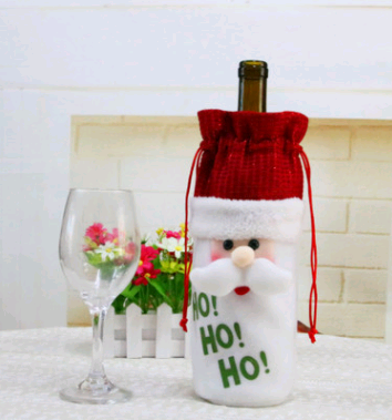 Juego de Botellas Decorativas Navideñas para Vino y Champagne - Image 20