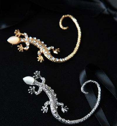 Aretes de Ópalo con Diseño de Lagartija Expresiva - Image 8