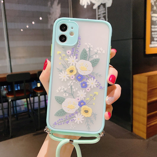 Funda para iPhone XS Max con Correa Floral Lavanda - Image 14