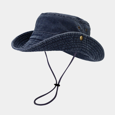 Gorra de Pesca Vintage con Ala Ancha y Detalles Patchwork - Estilo Primavera Verano - Image 7