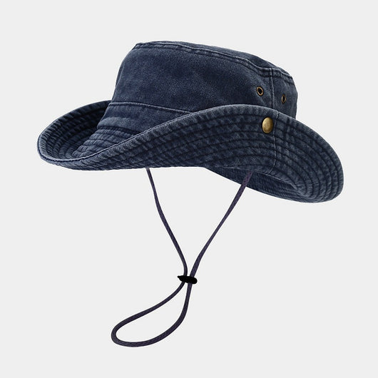 Gorra de Pesca Vintage con Ala Ancha y Detalles Patchwork - Estilo Primavera Verano - Image 7