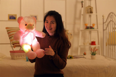Osito de Peluche LED Luminoso Multicolor - Regalo Navideño Interactivo para Niños - Image 9