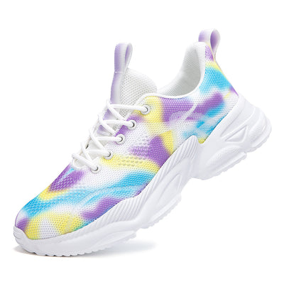 Tenis Casuales Floreados Talla Grande con Cordones - Image 18