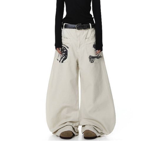 Pantalones Casuales Unisex con Bolsillos Invertidos y Diseño de Cuchilla Curva - Image 10