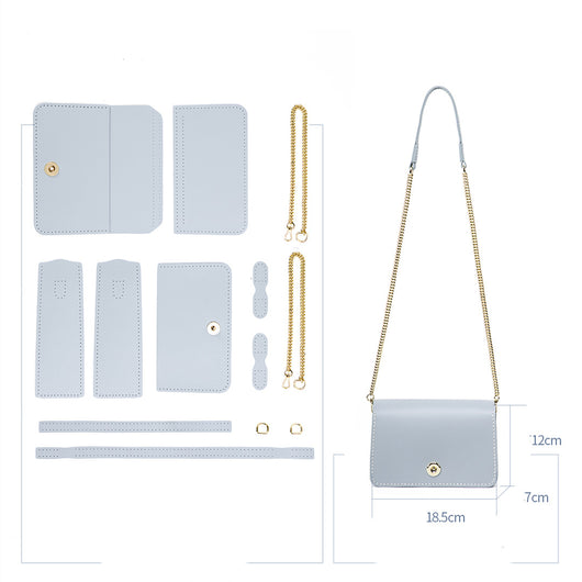 Bolsa Bandolera Cuadrada Artesanal DIY para Mujer - Image 9