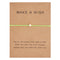 Adjustable Bracelet Paper Card Five Pointed Star Braid Verde Crown