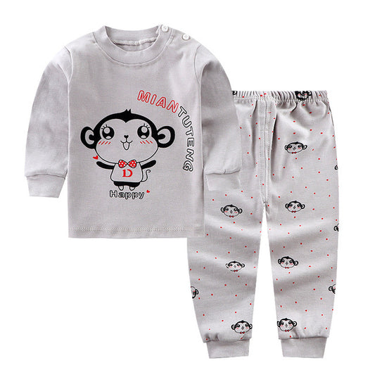 Pijamas de Otoño e Invierno para Niñas - Conjunto Cálido de Manga Larga