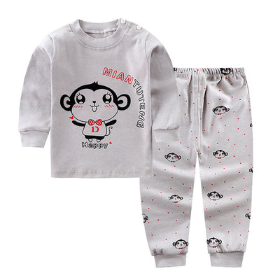 Pijamas de Otoño e Invierno para Niñas - Conjunto Cálido de Manga Larga