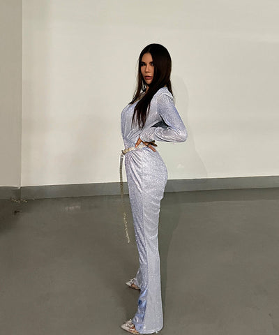 Pantalones con Cinturón de Cadena para Mujer - Image 11