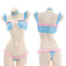 Conjunto de Bikini Divisible en Dos Piezas para uso en Ecuador