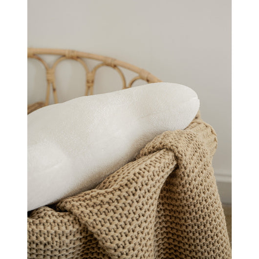 Almohada Decorativa Geométrica de Peluche Crema Premium - Image 5