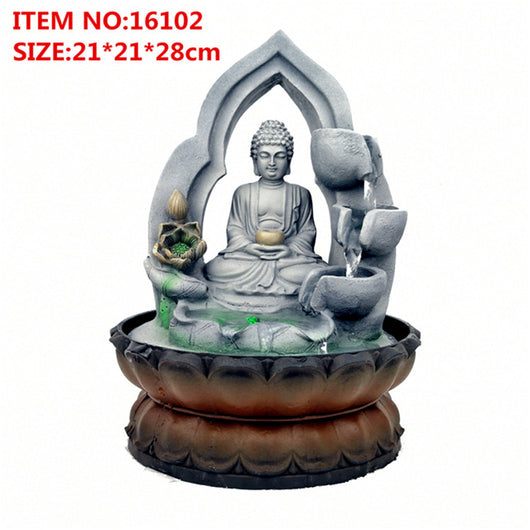 Fuente Zen con Estatua de Buda - Decoración Agua Feng Shui - Image 11