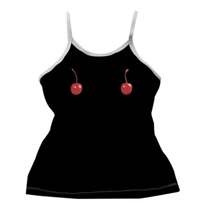 Camiseta Niña Estampado Cereza Sin Mangas Estilo Urbano - Image 7