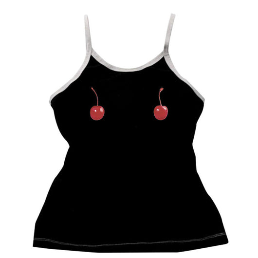 Camiseta Niña Estampado Cereza Sin Mangas Estilo Urbano - Image 7