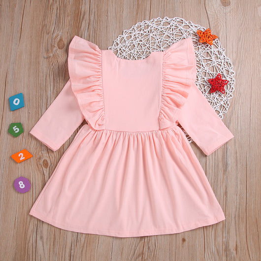 Vestido Princesa Niña con Mangas de Encaje Elegante - Image 4