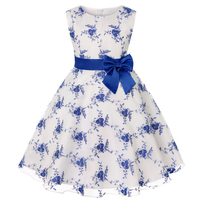 Vestido Princesa Niña con Encaje y Bordados - Image 8