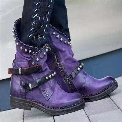Botas Martin con Tachuelas y Cierre Lateral - Image 3