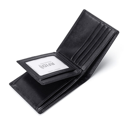 Billetera de Cuero para Hombre con Protección RFID Anti-Fraude - Image 8