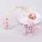 Accesorio para Cabello Nupcial con Rama Dorada y Flores en Hoja de Oro