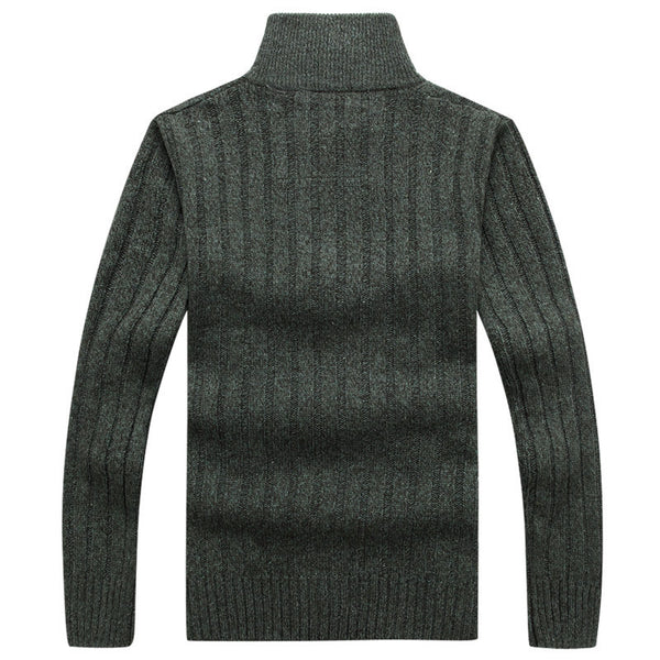 Suéter con Cuello de Pie