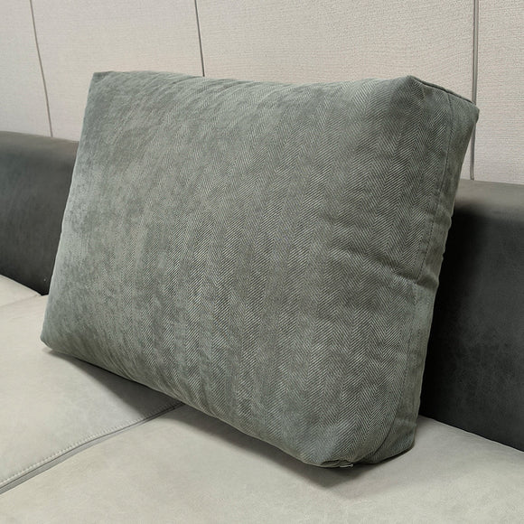 Almohada Bolster de Chenilla Extragrande para Sofá y Cama - Máximo Confort