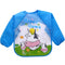 Bata de Cambio Reversible Impermeable de Manga Larga para Niños