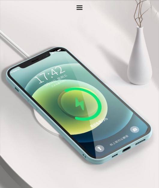 Funda Protectora de Silicona Líquida para iPhone con Soporte y Cordón - Image 6