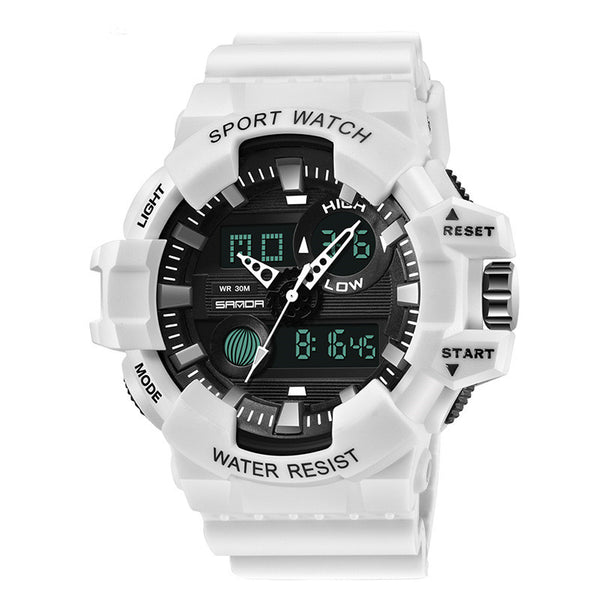 Reloj Electrónico Deportivo Resistente al Agua para Hombre