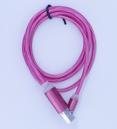 Cable de Carga Magnético USB Type-C 1m con Luz LED - Compatible iPhone, Samsung y Huawei - Image 2