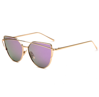 Gafas de Sol Vintage Doradas para Mujer - Image 7