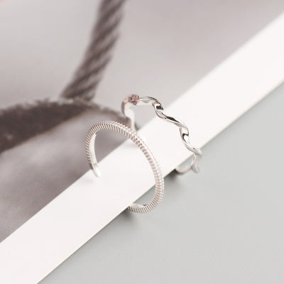 Anillo Minimalista Mobius Efecto Delgado - Image 6