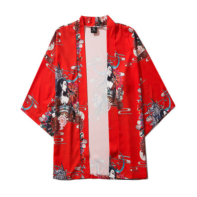 Bata Kimono Suelta de Lino - Image 4
