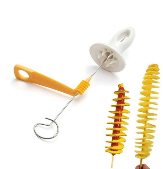 Cortador de Papas Manual Profesional - Rebanador de Papas Reutilizable para Cocina - Image 7