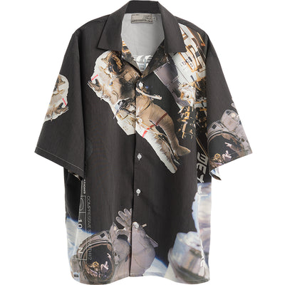 Camisa Estampada de Manga Corta - Image 3