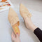 Pantuflas de Gamuza con Punta Elegante