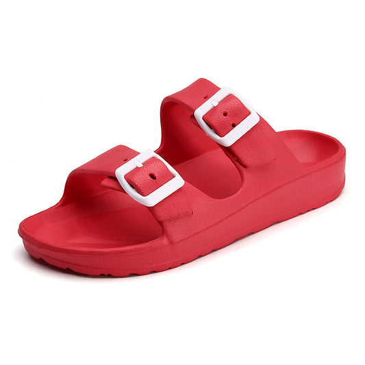Sandalias y Pantuflas Hombre Talla Grande Blancas para Pareja - Zapatos de Playa
