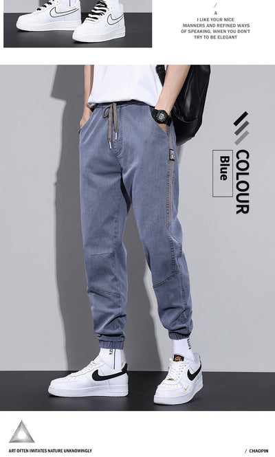 Jeans Hombre Primavera Corte Relajado Ajuste Cónico Stretch - Image 19