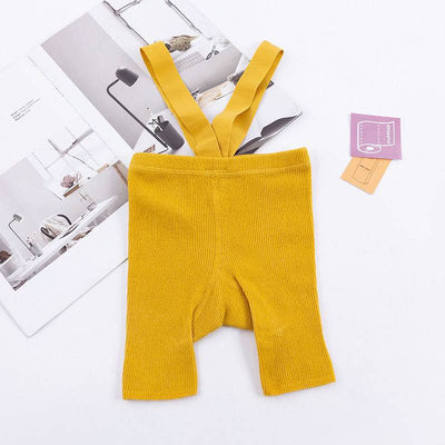 Pantalón Corto Bebé Cintura Alta con Tirantes Ajustables - Image 11