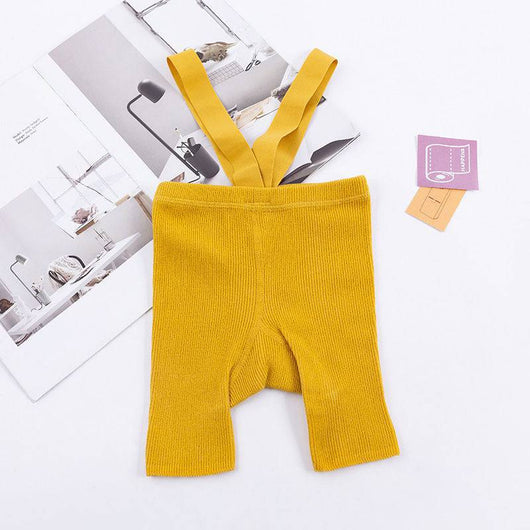 Pantalón Corto Bebé Cintura Alta con Tirantes Ajustables - Image 11