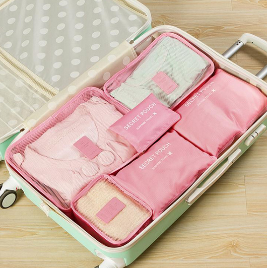Organizador de Viaje en Nylon Impermeable - Cubos de Empaque Durables