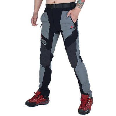 Pantalones de Senderismo Impermeables Slim Fit con Forro Polar para Hombre - Image 10