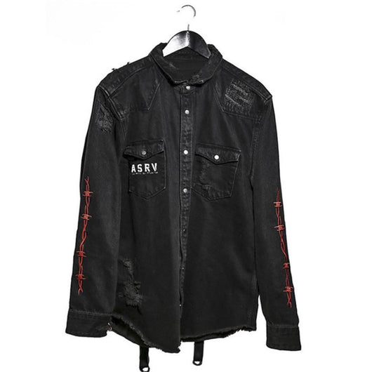 Chaqueta Urbana Estampado Calavera con Múltiples Bolsillos para Hombre - Image 4