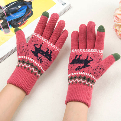 Guantes de Lana Cálidos con Pantalla Táctil - Color Ante - Image 3