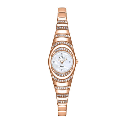 Reloj de Pulsera Dorado con Diamantes para Mujer - Elegancia y Lujo - Image 6