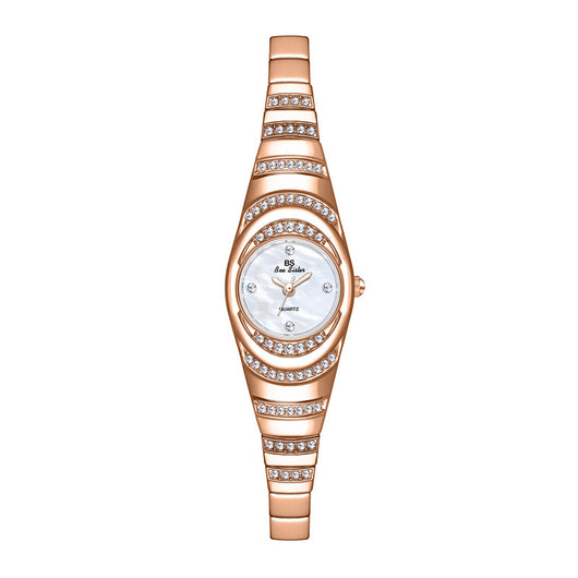 Reloj de Pulsera Dorado con Diamantes para Mujer - Elegancia y Lujo - Image 6