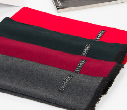 Bufanda de Seda para Hombre Estilo Coreano - Diseño Moderno y Cálido