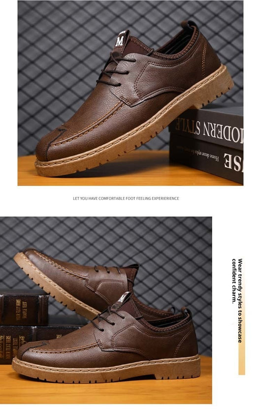 Zapatos de Cuero para Hombre con Cordones - Estilo Casual Ejecutivo - Image 7