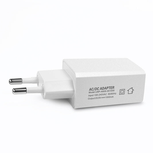 Cargador Rápido 5V 1000mA Estándar Europeo