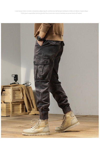 Overol Suelto Retro con Ajuste en Tobillo - Estilo Casual Versátil - Image 15